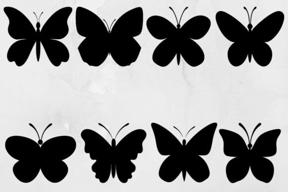 Download Butterfly Silhouette SVG - Butterfly Collection